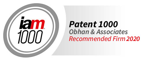 IAM Patent 1000 – 2020 rankings for patent